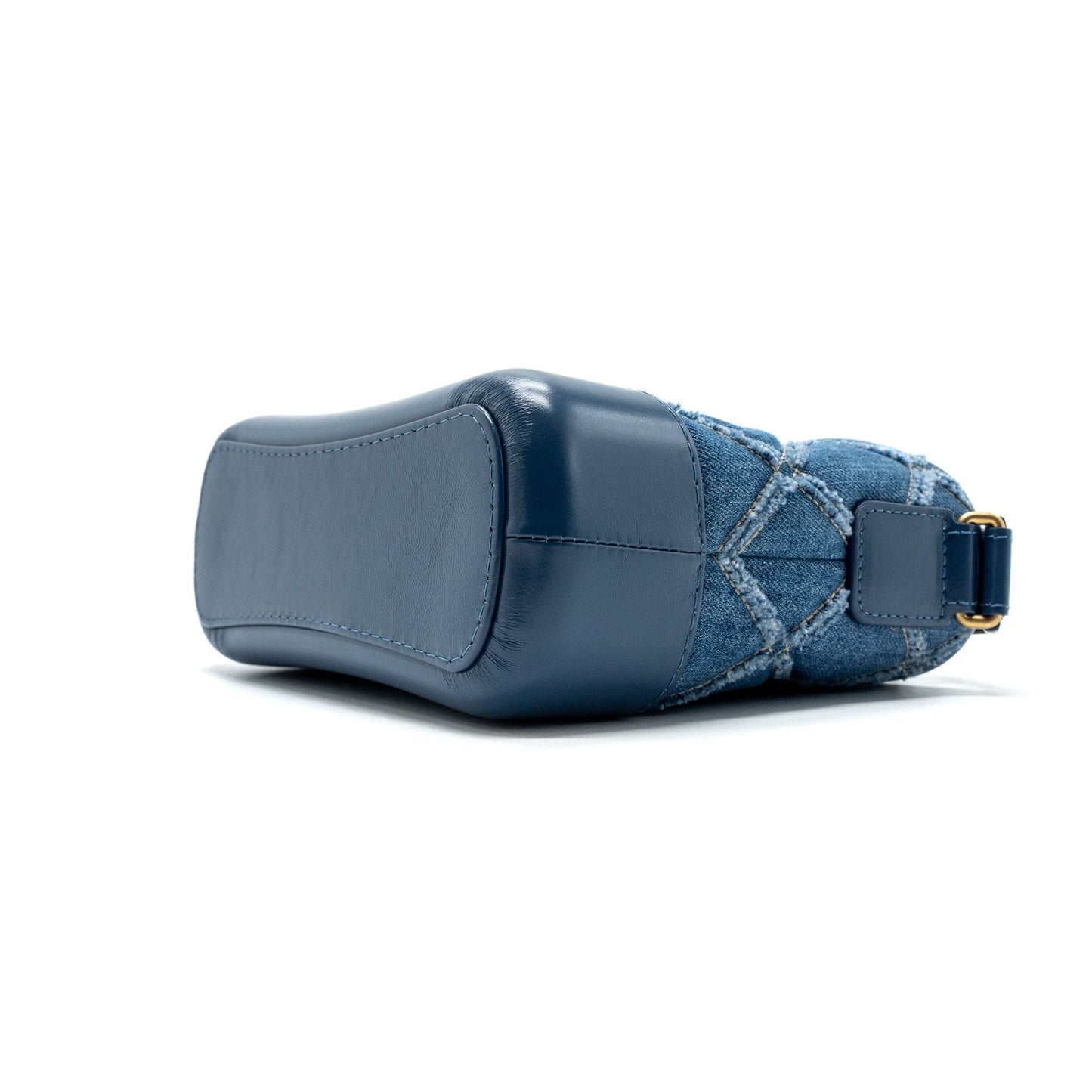 Chanel Small Gabrielle Hobo Bag Blue Denim