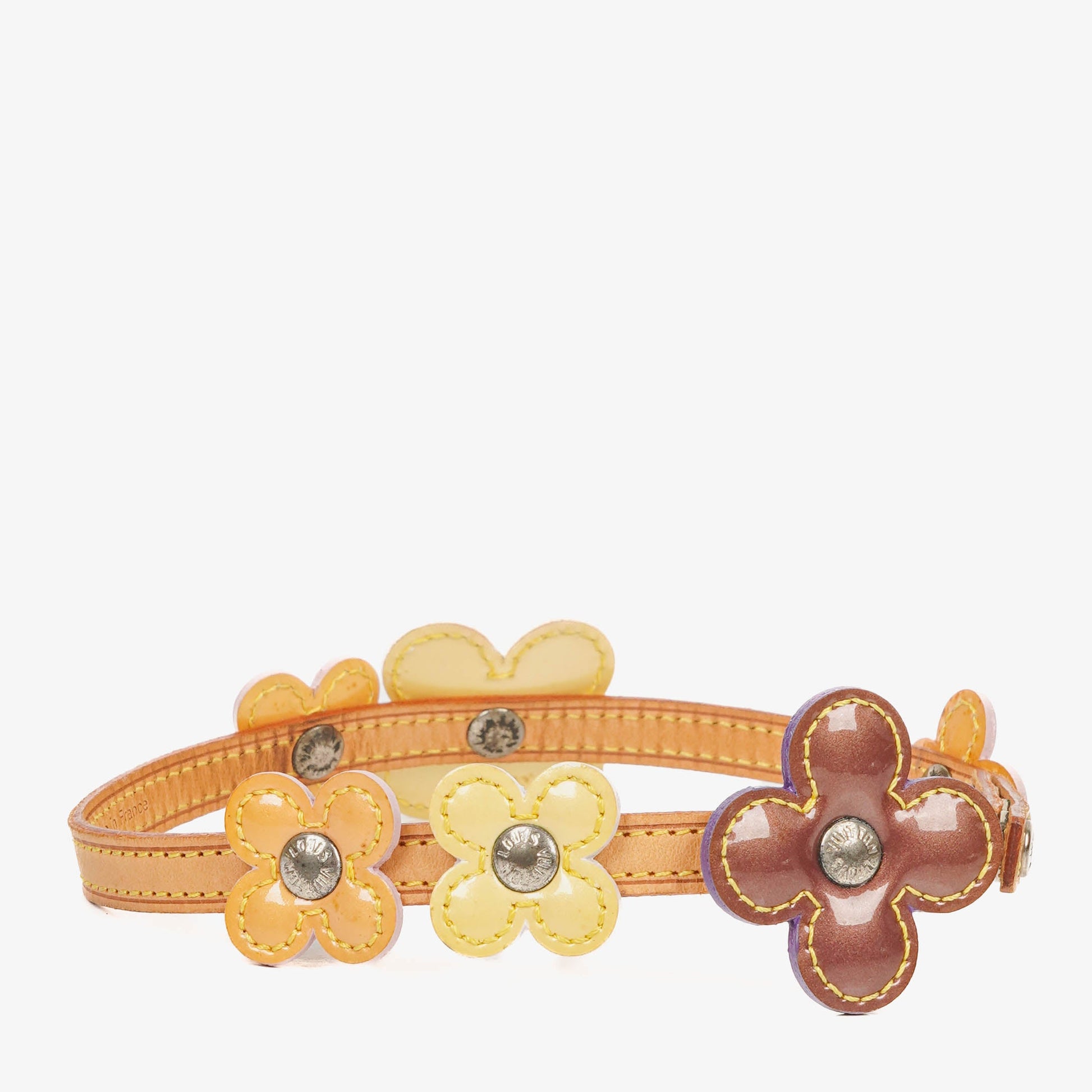 Louis Vuitton Monogram Vernis Lexington Fleurs Wrap Bracelet