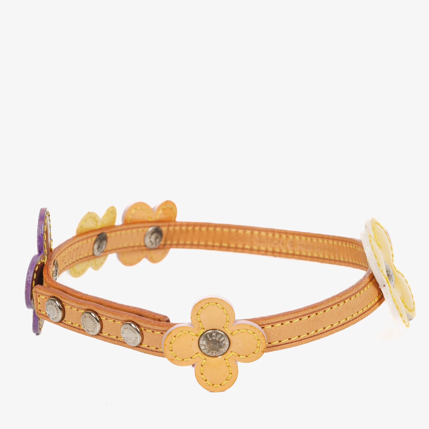 Louis Vuitton Monogram Vernis Lexington Fleurs Wrap Bracelet