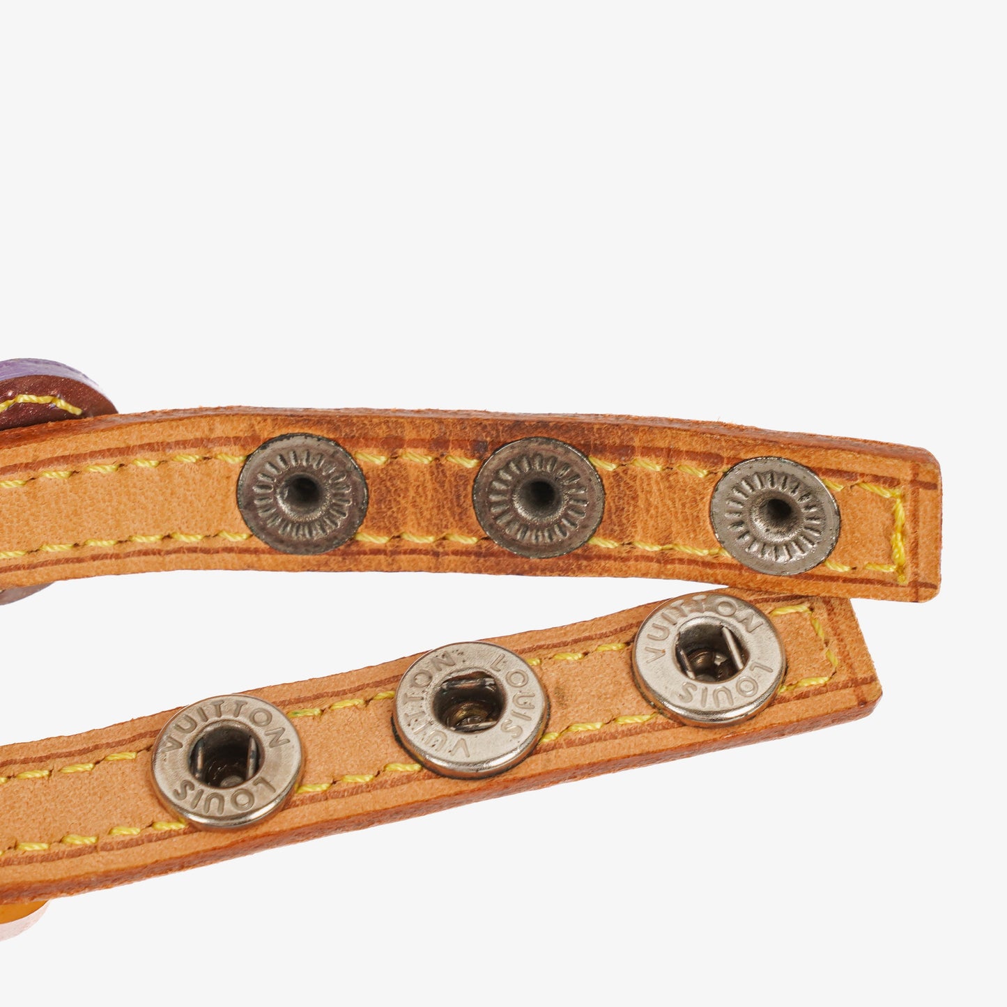 Louis Vuitton Monogram Vernis Lexington Fleurs Wrap Bracelet