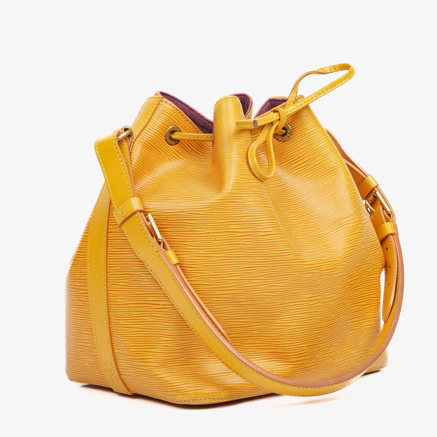 Louis Vuitton Petit Noe Yellow EPI Leather Shoulder Bag