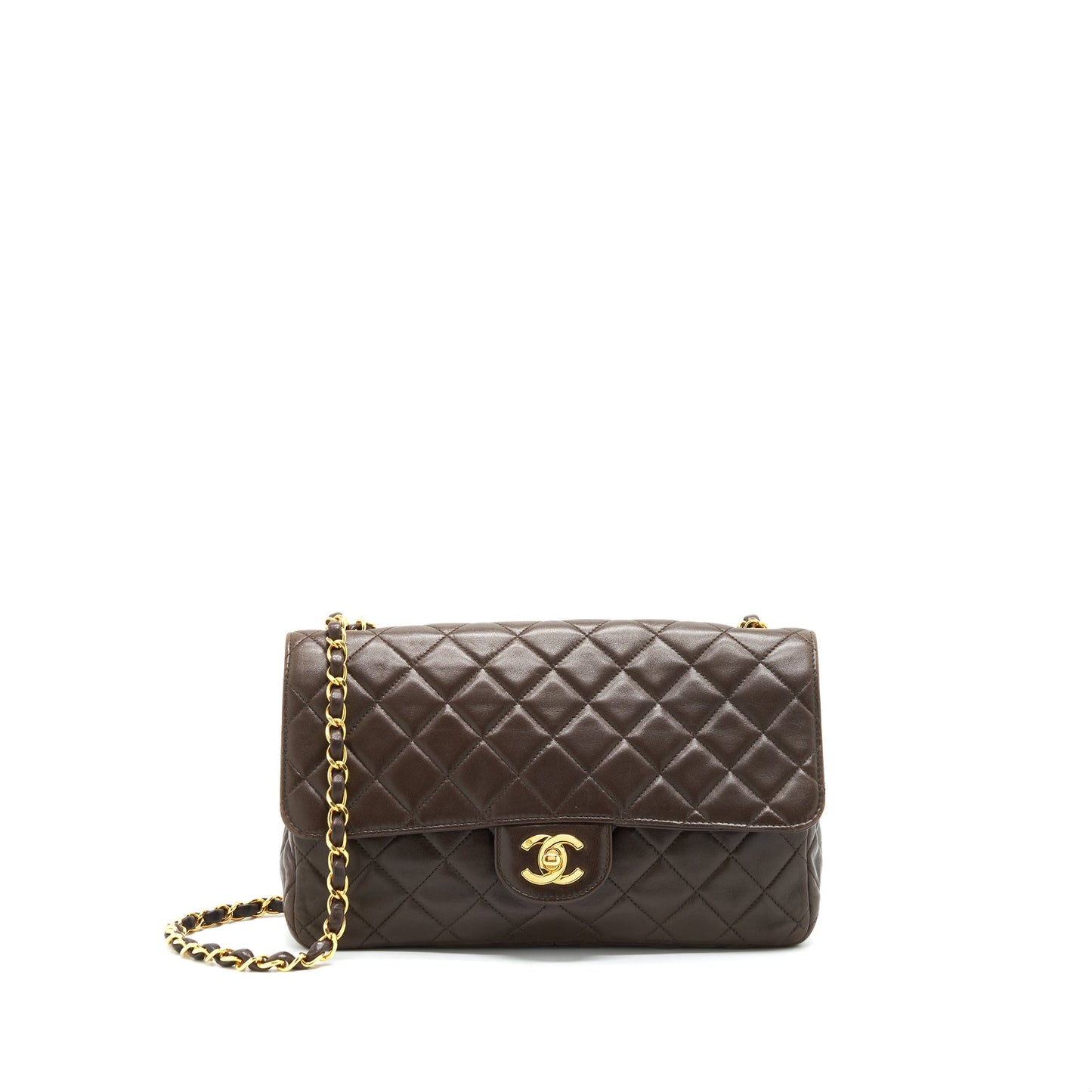 Chanel Medium Flap Bag Chocolate
