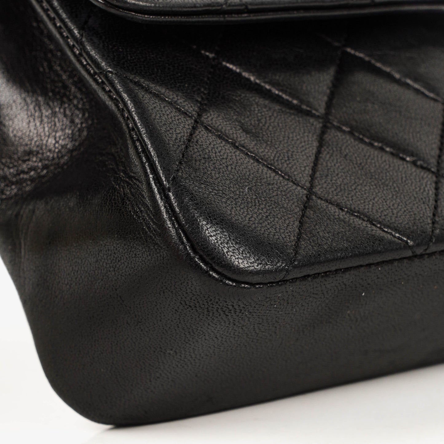Chanel  Medium Classic Double Flap Bag Black Quilted Leather 24K Gold-Plated Hardware