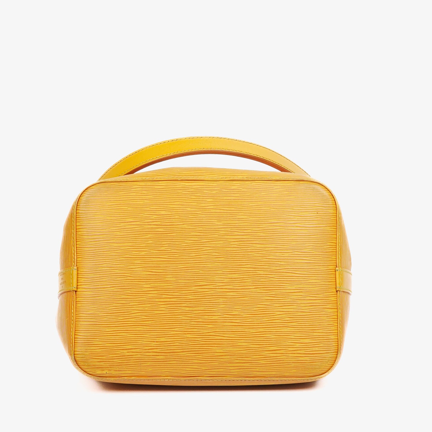 Louis Vuitton Petit Noe Yellow EPI Leather Shoulder Bag