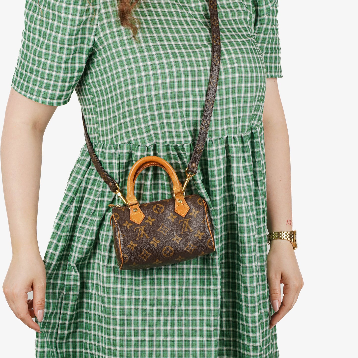 Louis Vuitton Nano  Monogram Canvas Mini Bag