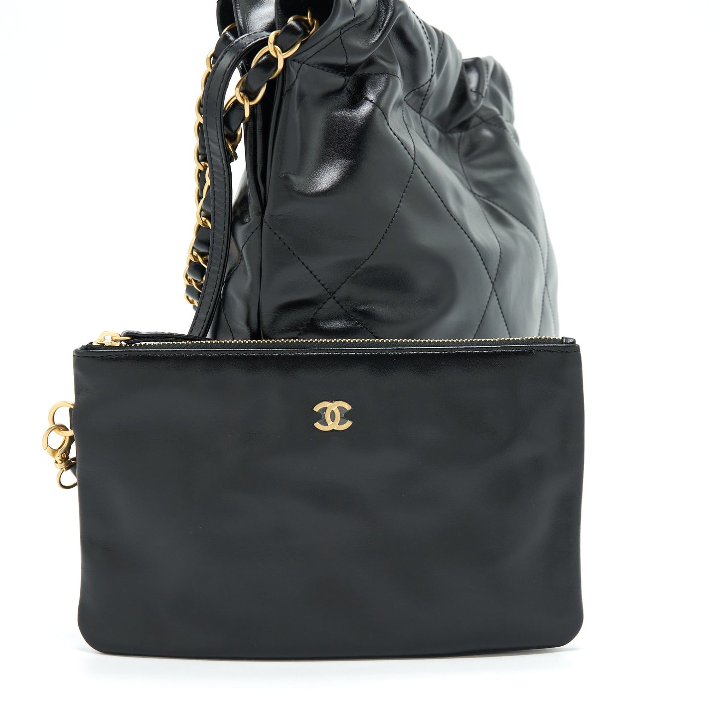 Chanel small 22 Bag black with