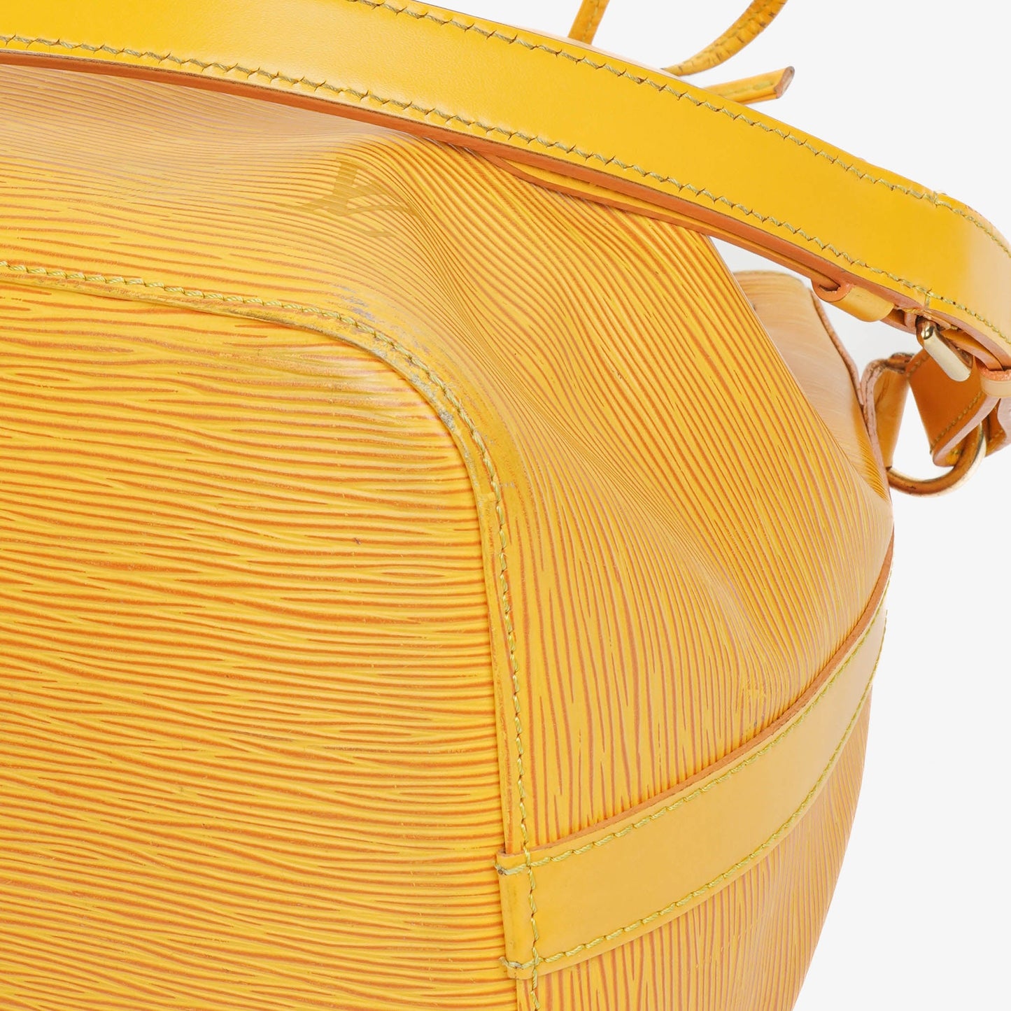 Louis Vuitton Petit Noe Yellow EPI Leather Shoulder Bag