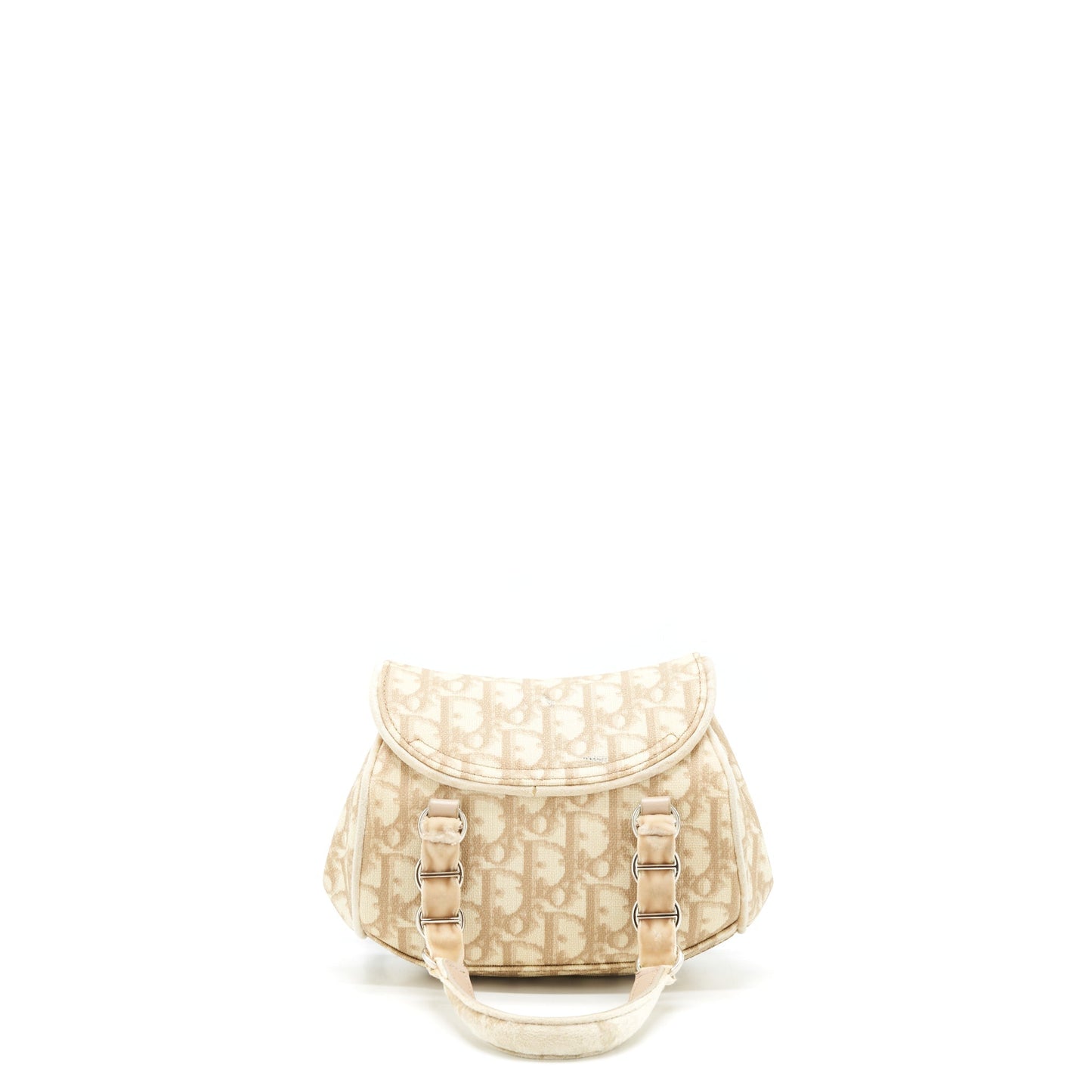 Dior Vintage Mini Handle Purse Oblique Velvet