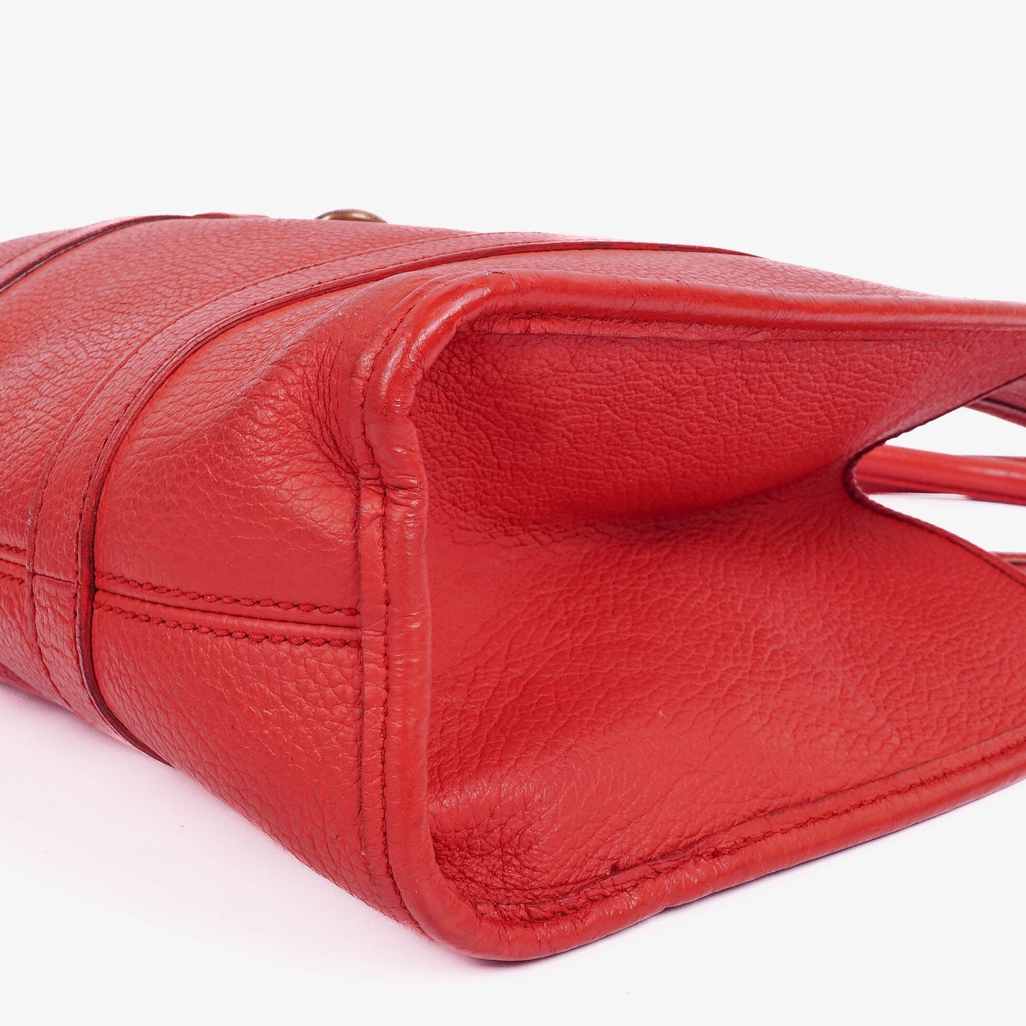Gucci Jackie Bardot Red Leather Shoulder Bag
