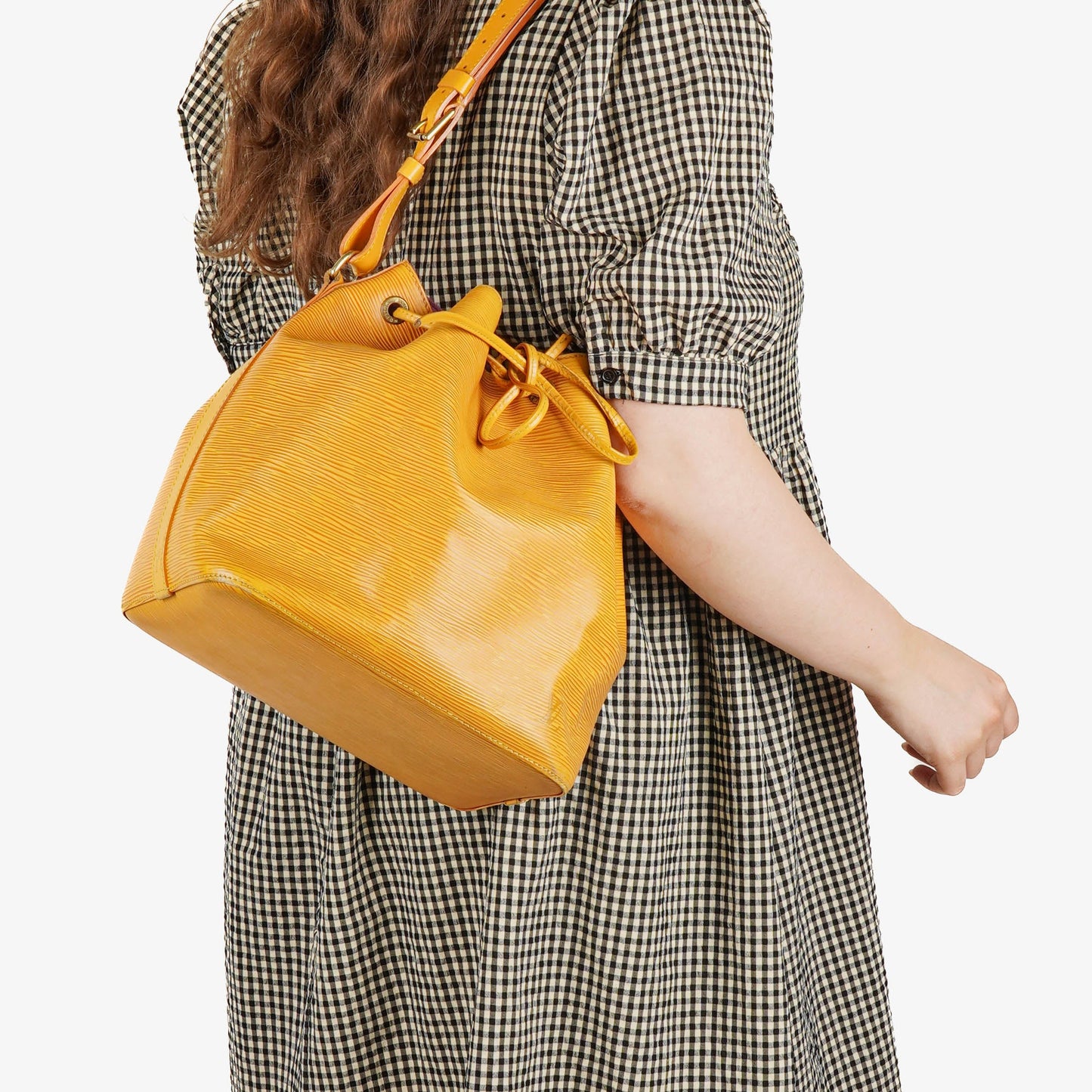Louis Vuitton Petit Noe Yellow EPI Leather Shoulder Bag
