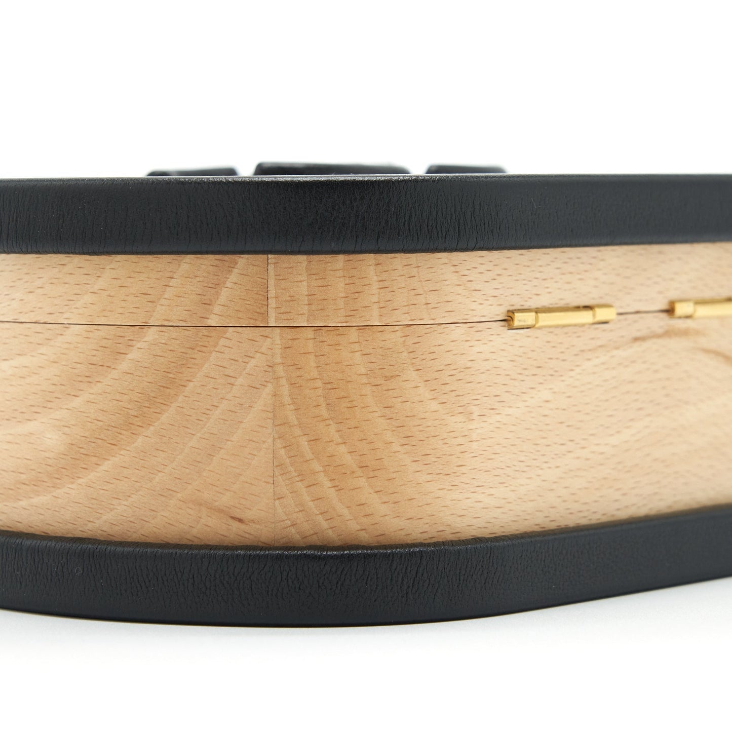 Chanel 22C small vanity case beech wood, calfskin beige / black with