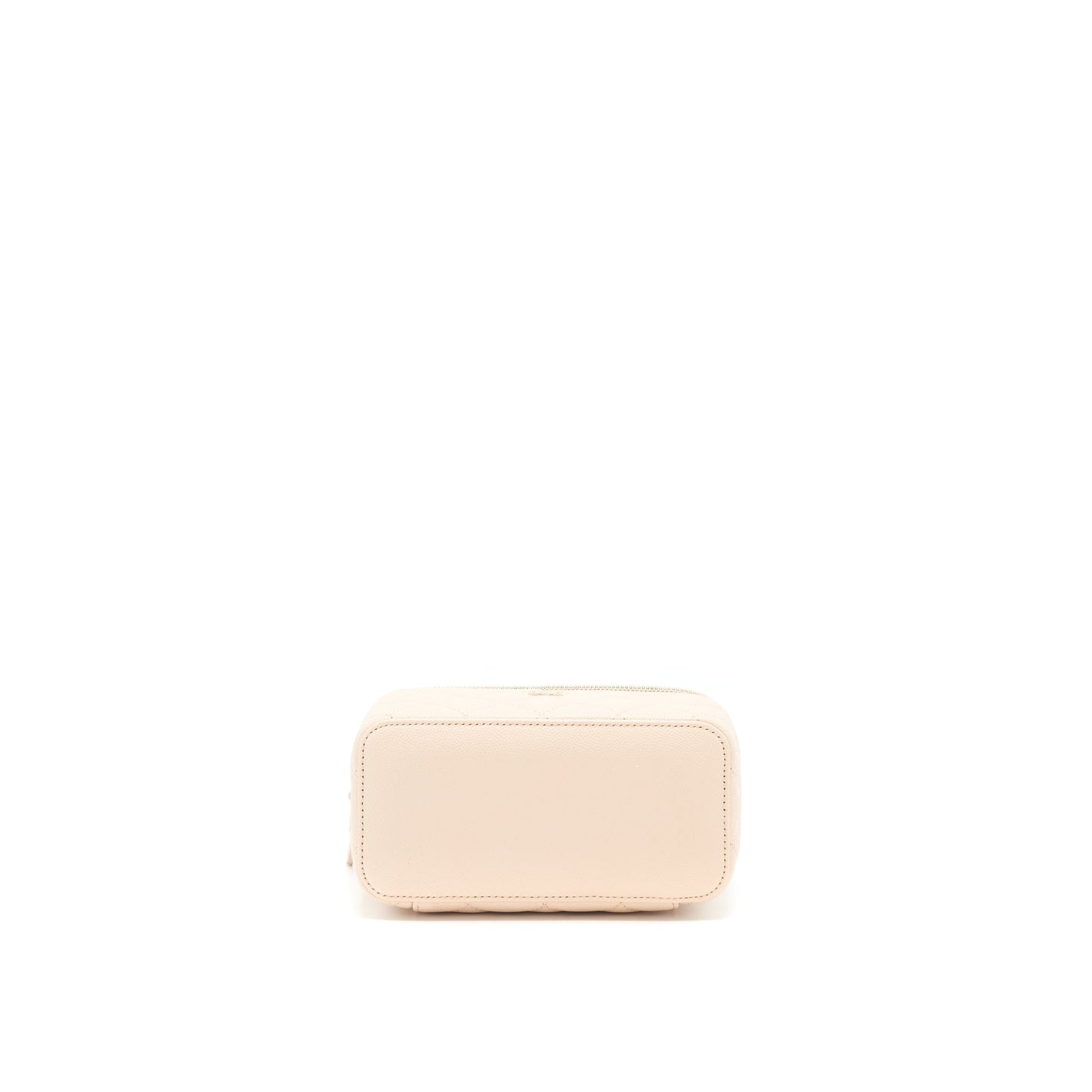 Chanel 22C Long Vanity With Chain Caviar Light Beige L