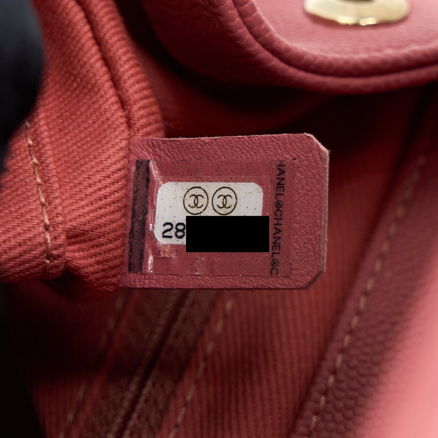 Chanel Small Business Affinity Caviar Pink L