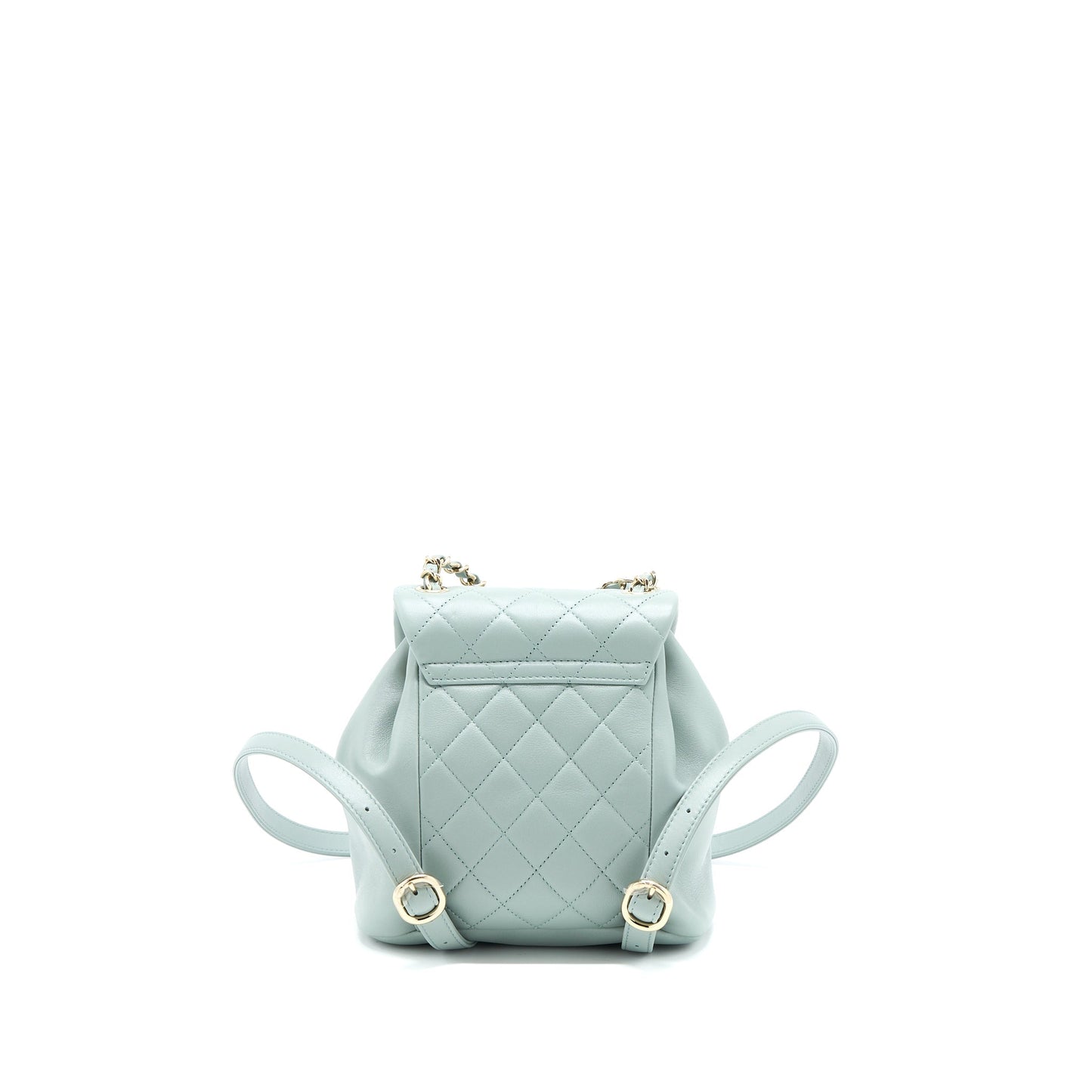 Chanel 23C Duma Mini Backpack Calfskin Light Grey L (Microchip)