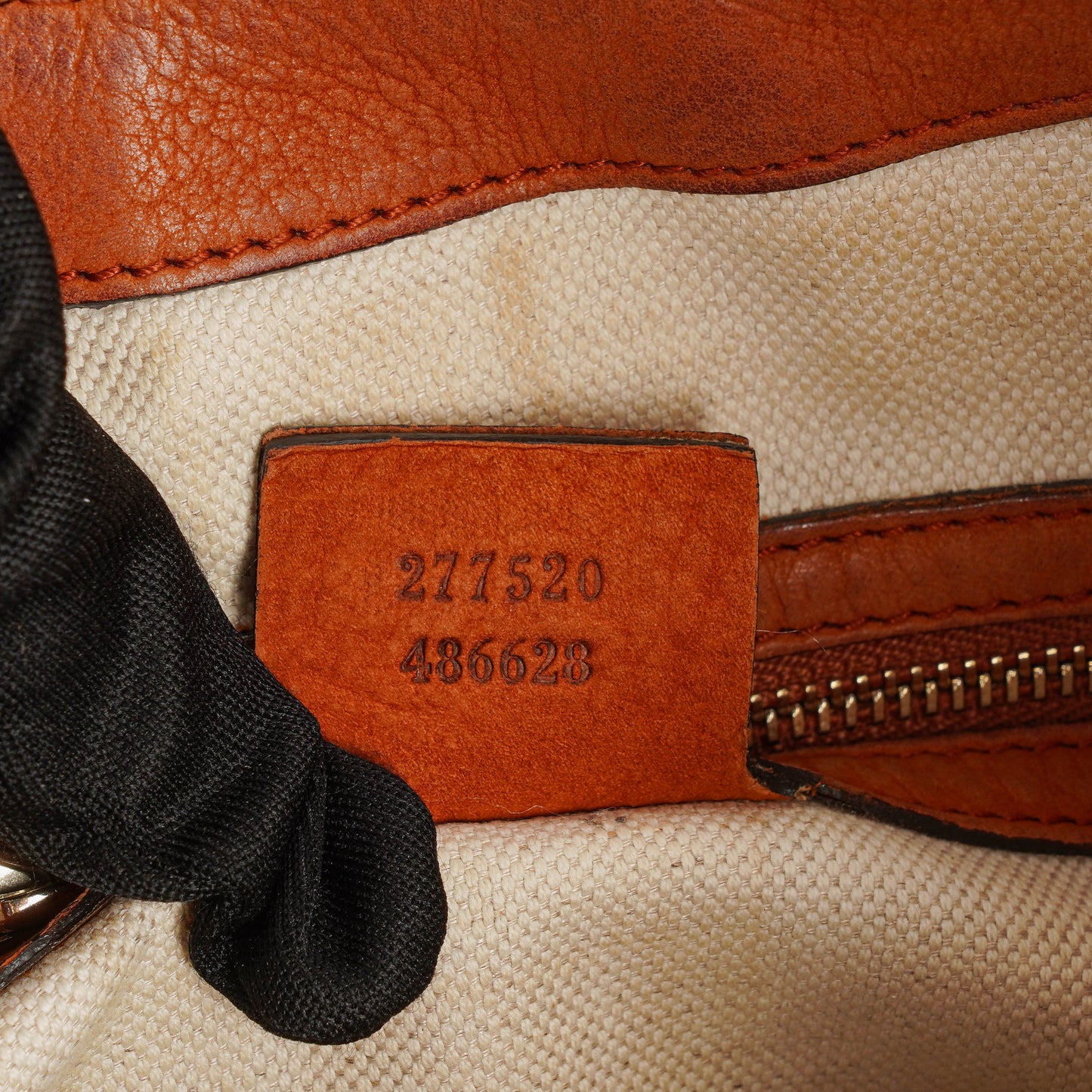 Gucci Jackie Orange Leather Shoulder Bag