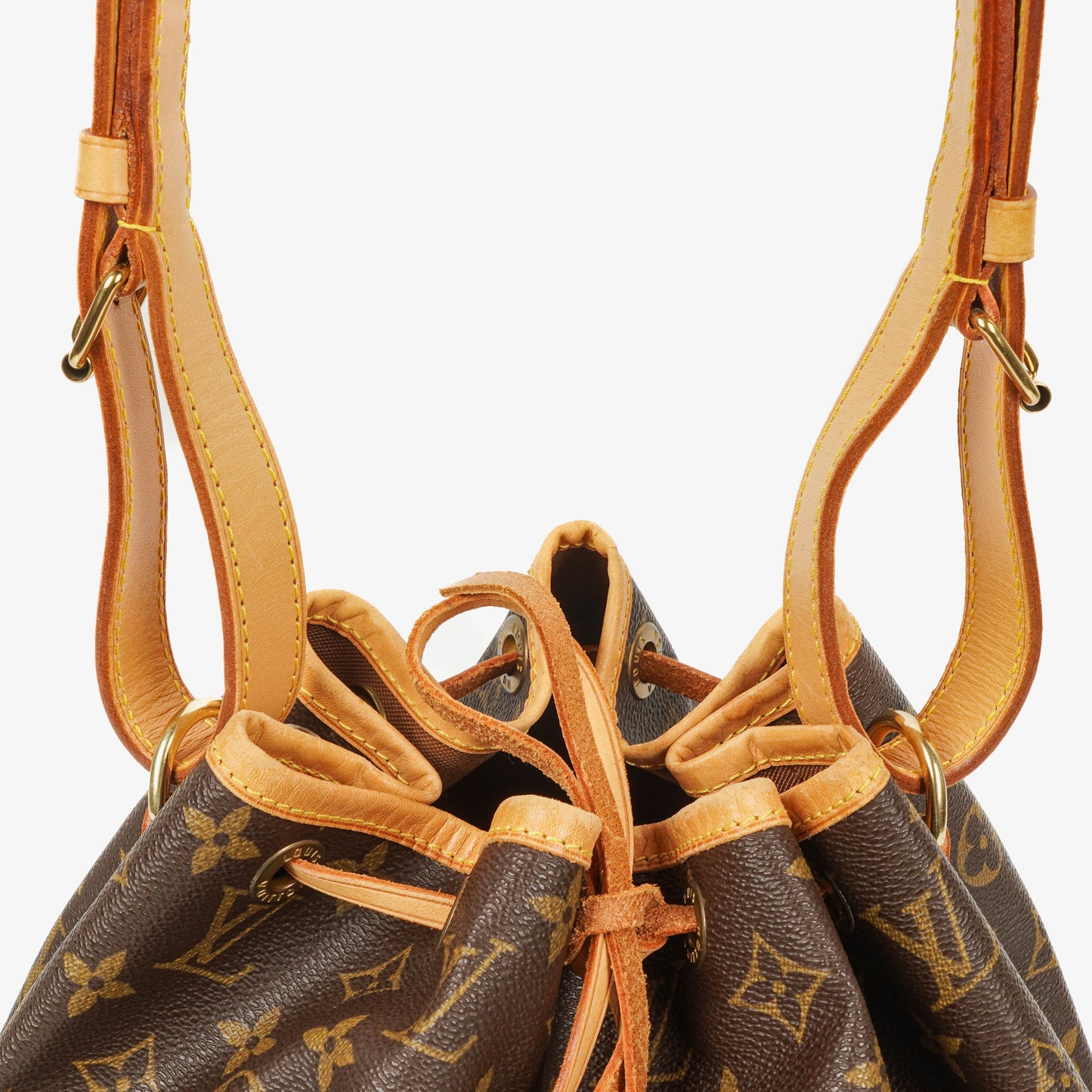 Louis Vuitton Petit Noe Monogram Canvas Shoulder Bag