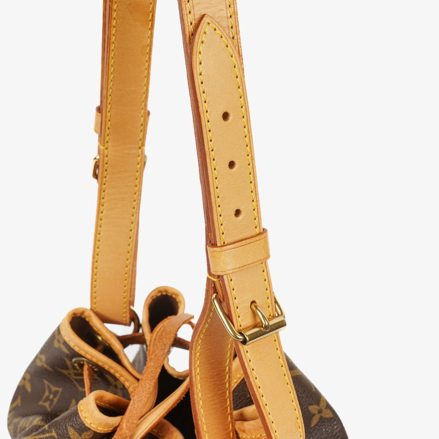 Louis Vuitton Petit Noe Monogram Canvas Shoulder Bag