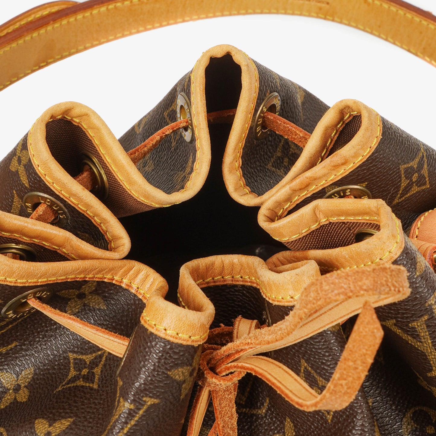 Louis Vuitton Petit Noe Monogram Canvas Shoulder Bag