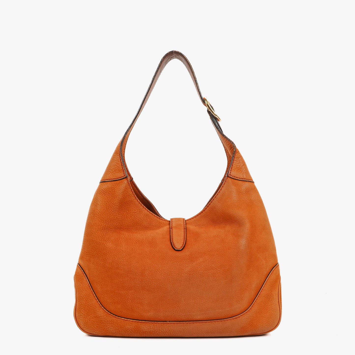 Gucci Jackie Orange Leather Shoulder Bag