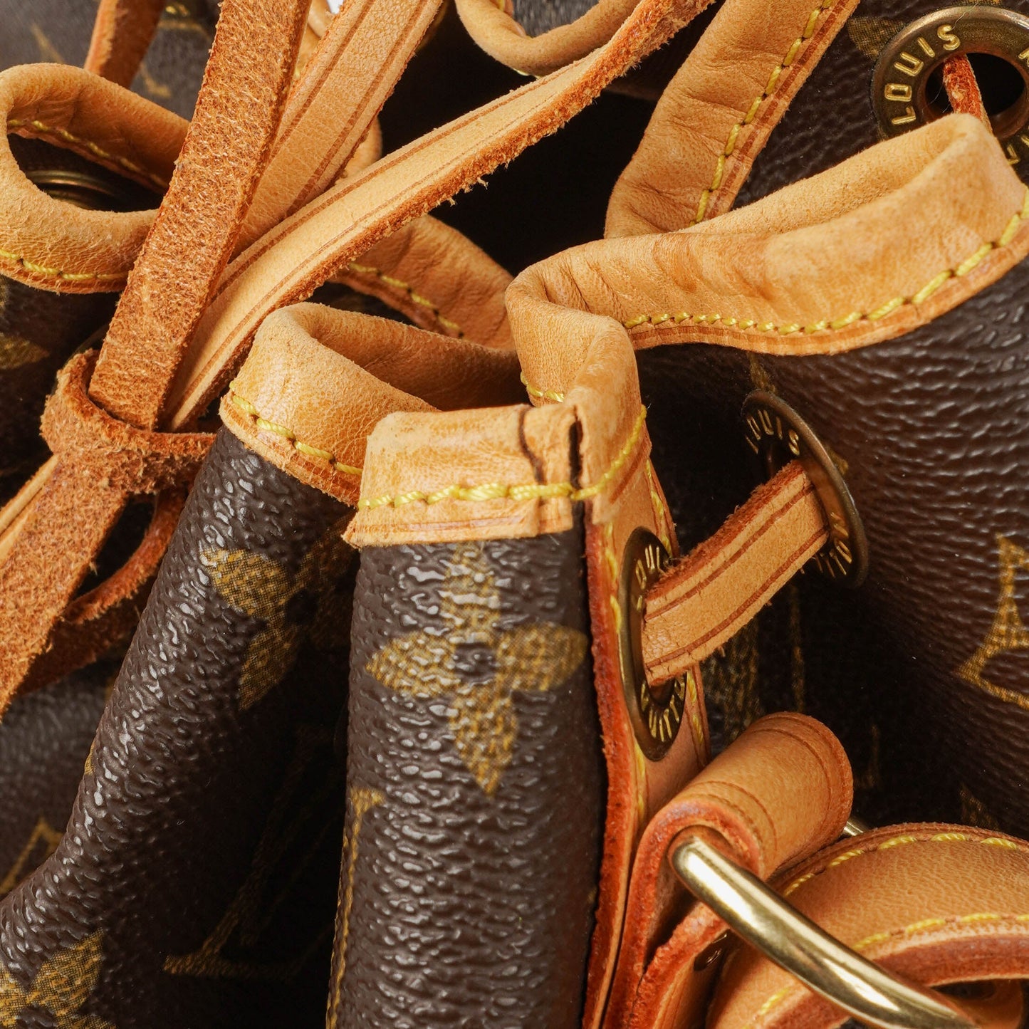 Louis Vuitton Petit Noe Monogram Canvas Shoulder Bag