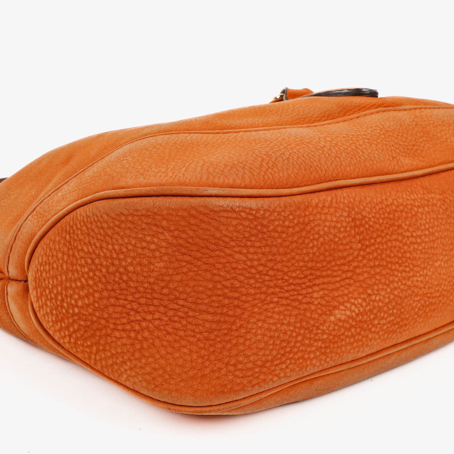 Gucci Jackie Orange Leather Shoulder Bag