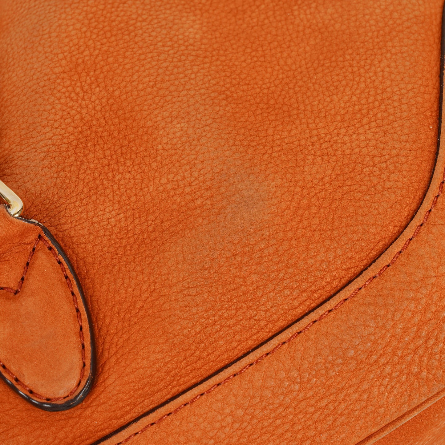 Gucci Jackie Orange Leather Shoulder Bag