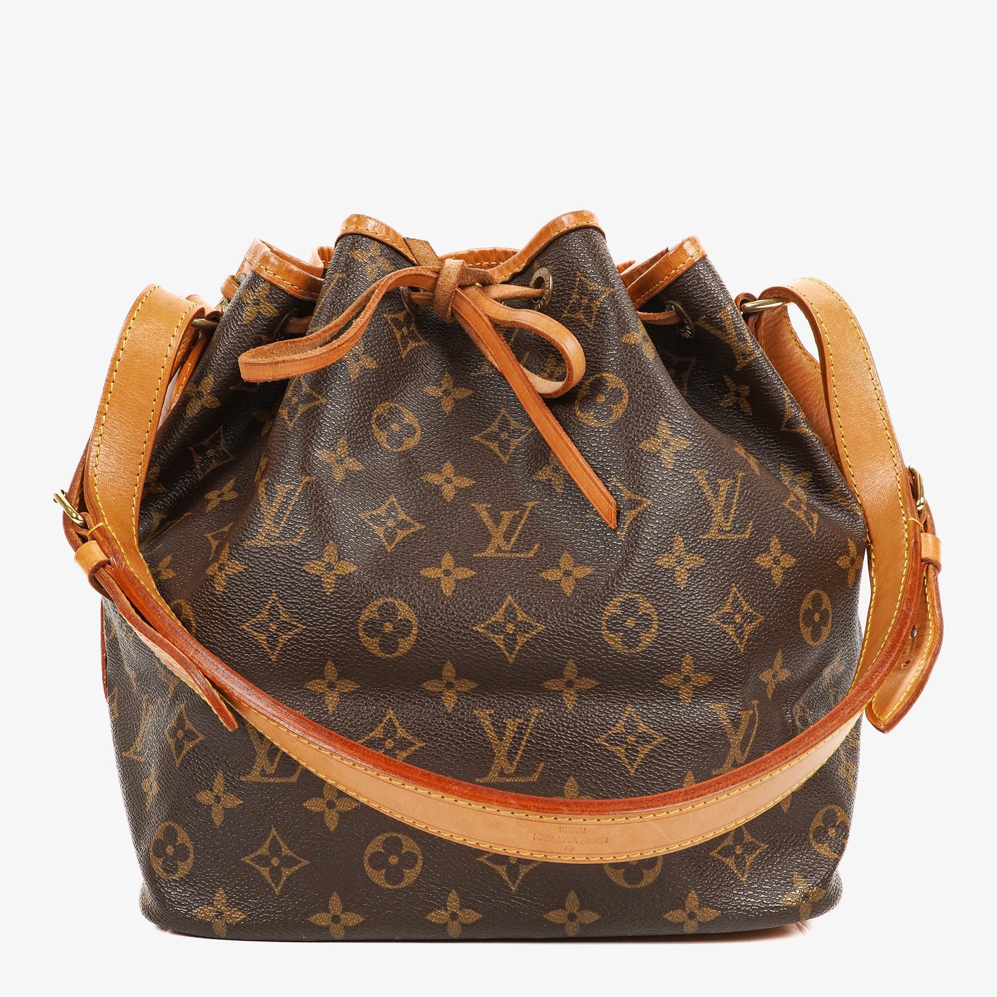 Louis Vuitton Petit Noe Monogram Canvas Shoulder Bag