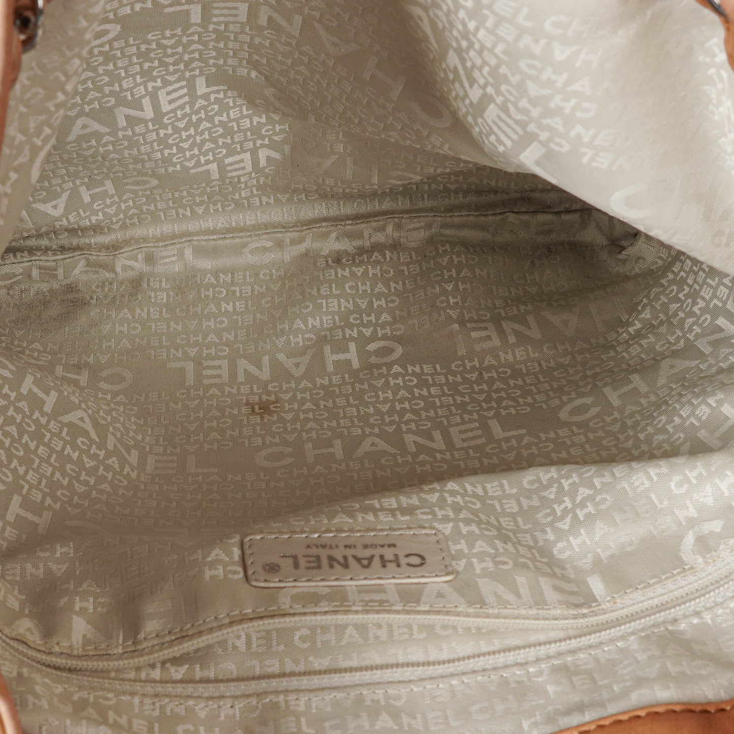 Chanel Surpique Leather Tote Bag