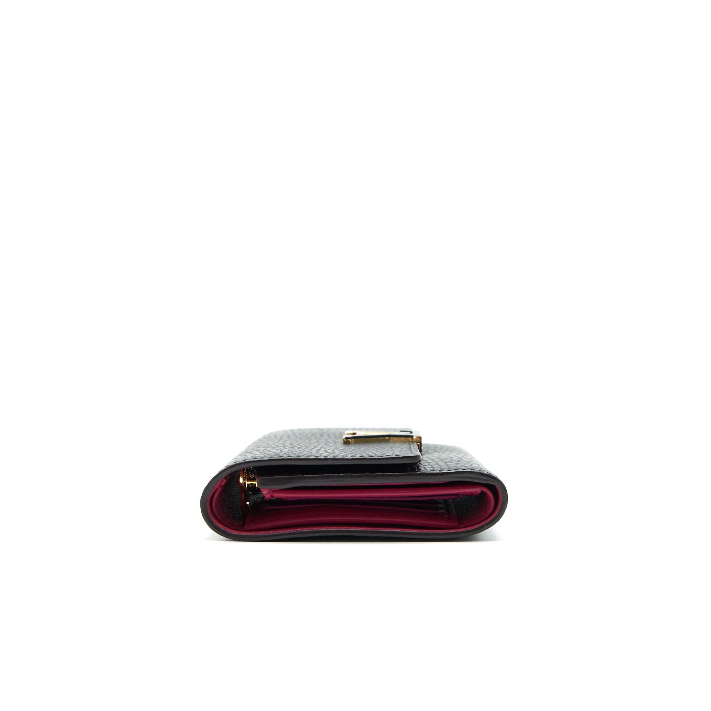 LOUIS VUITTON CAPUCINES COMPACT WALLET IN BLACK