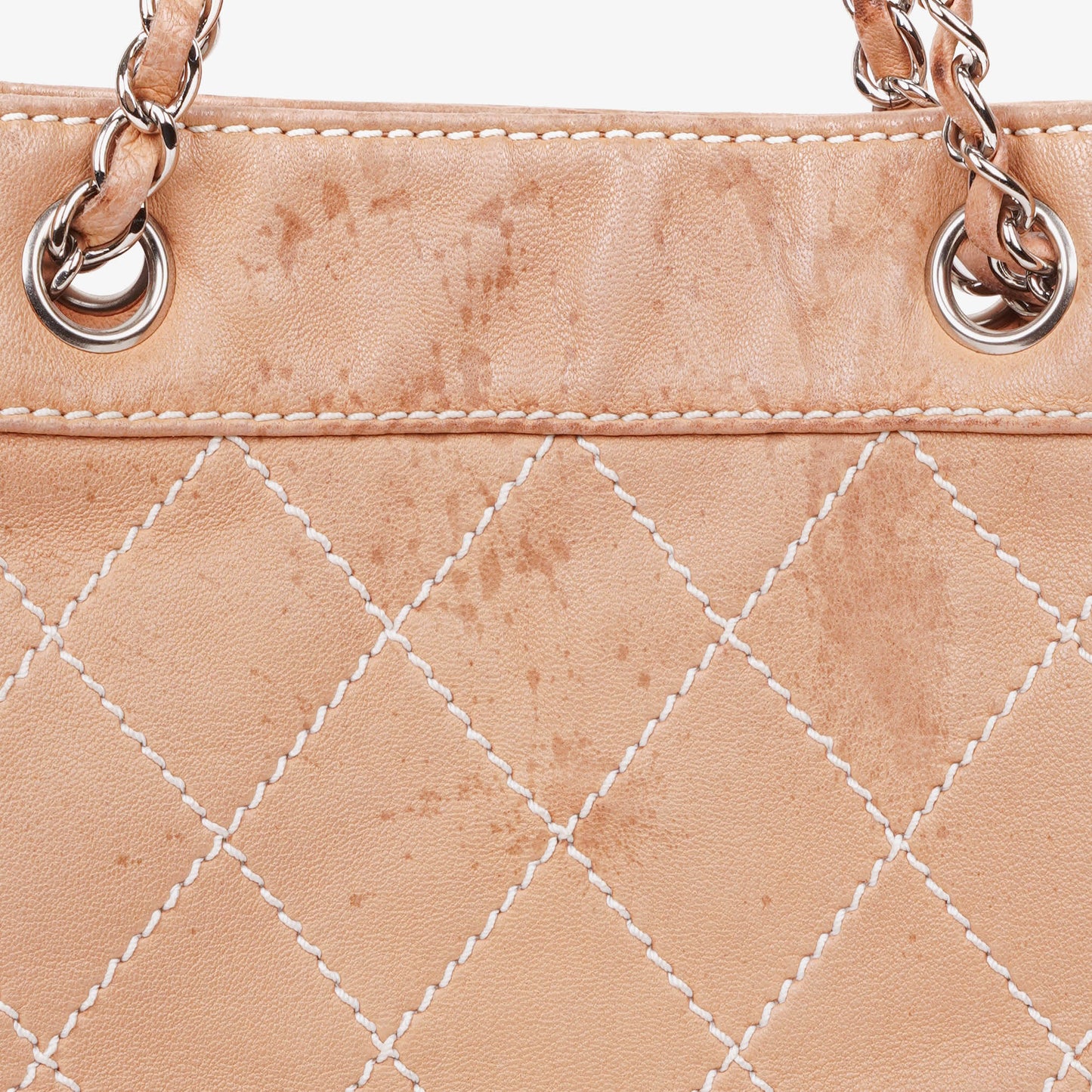Chanel Surpique Leather Tote Bag