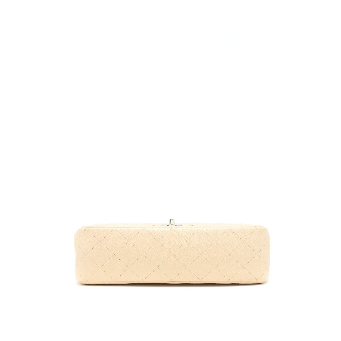 Chanel Classic Jumbo double flap Bag caviar beige