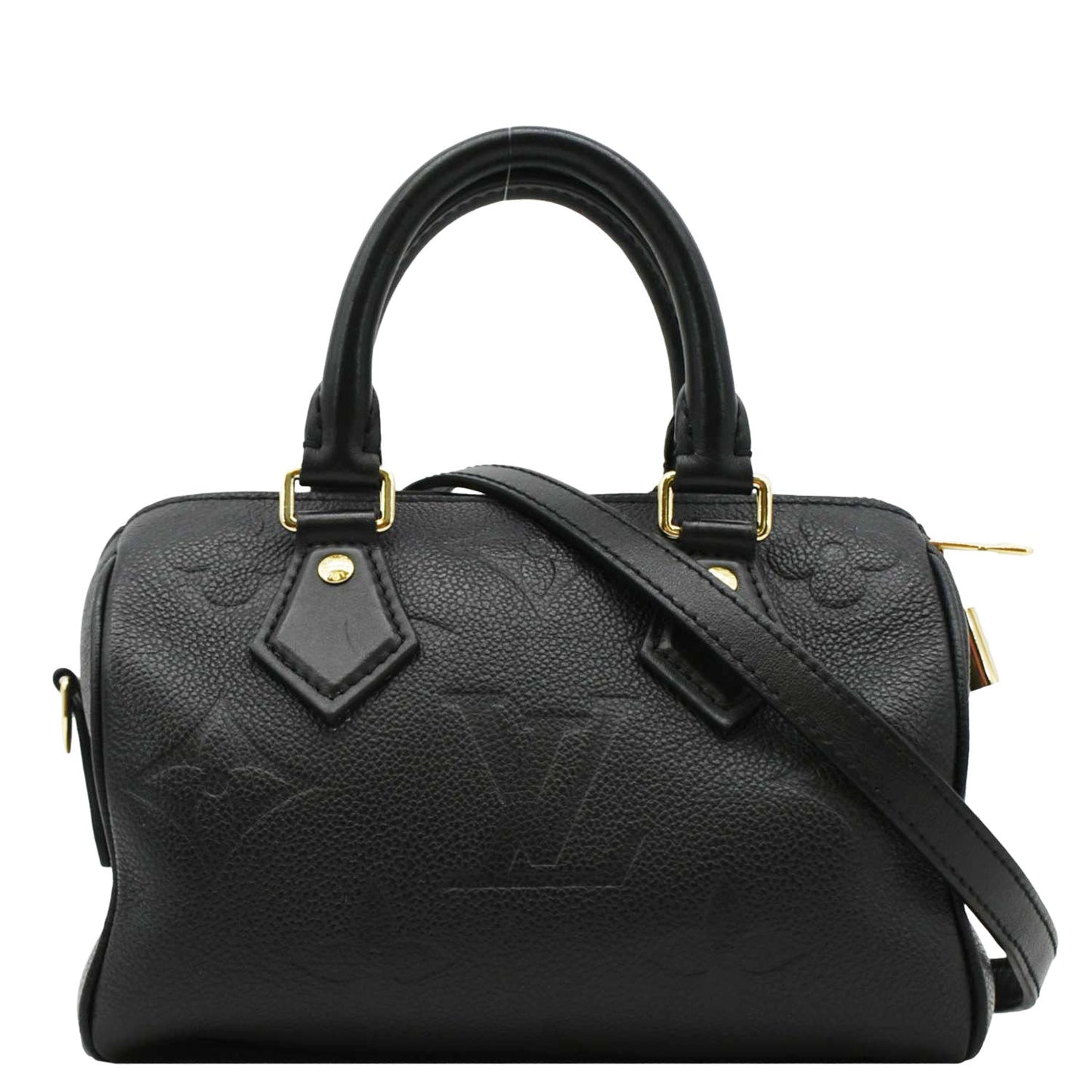 LOUIS VUITTON  20 Bandouliere Empreinte Leather Shoulder Bag Black