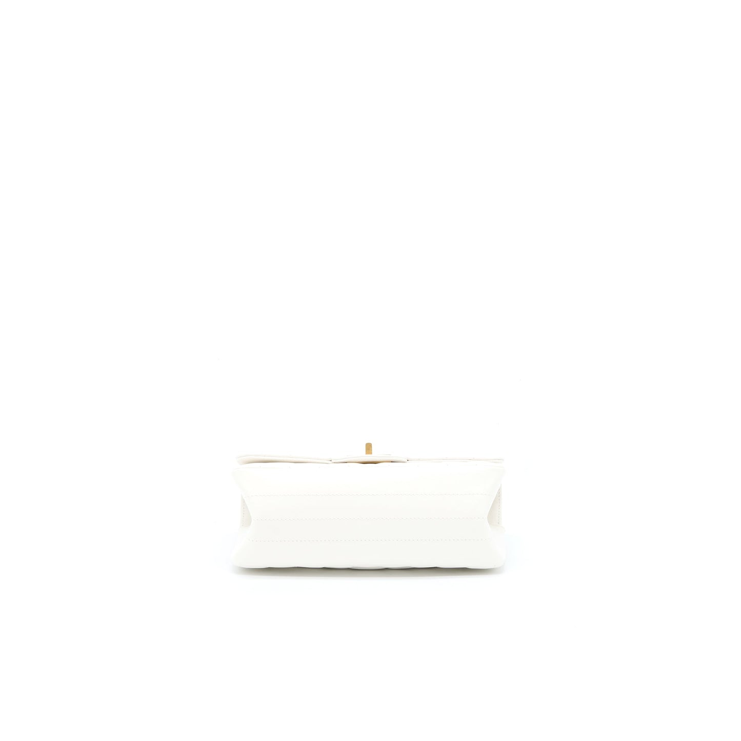 Chanel Mini 2.55 Reissue Chevron Flap Bag Aged Calfskin White Brushed  (Microchip)