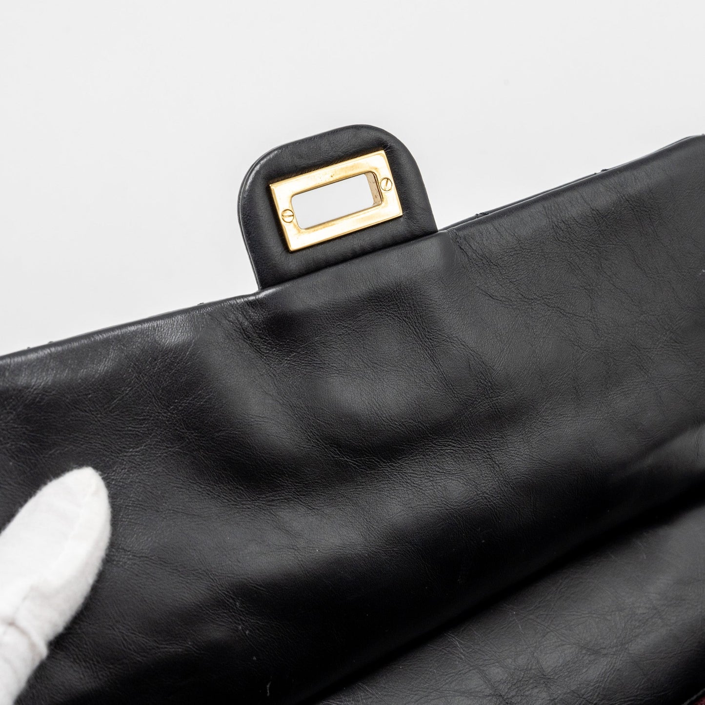 Chanel Hanger Reissue Flap Bag Limited Edition Aged Calfskin Black