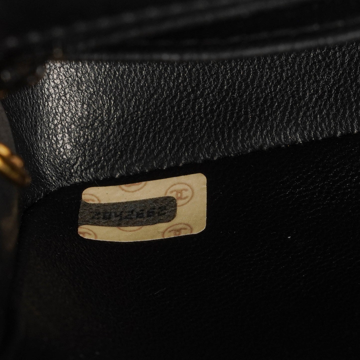 Chanel Mini Full Flap Black Quilted Patent Leather  Bag
