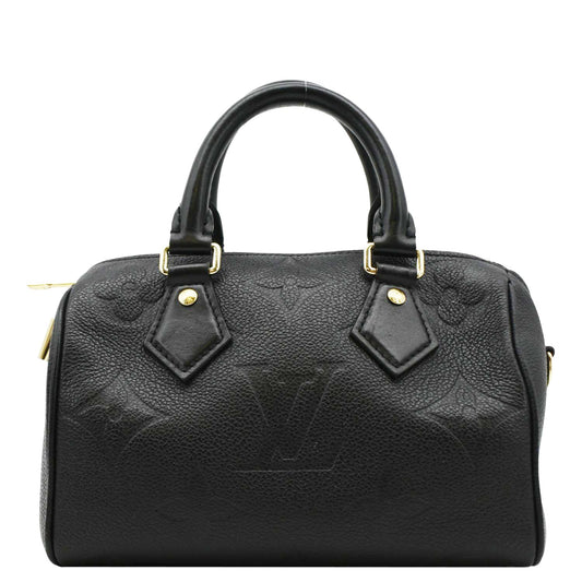LOUIS VUITTON  20 Bandouliere Empreinte Leather Shoulder Bag Black