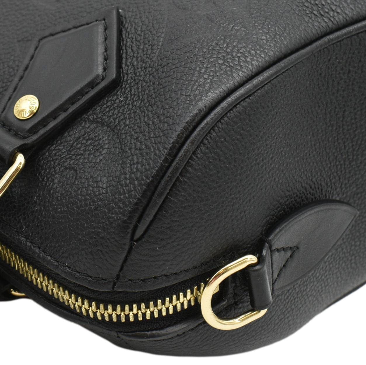 LOUIS VUITTON  20 Bandouliere Empreinte Leather Shoulder Bag Black
