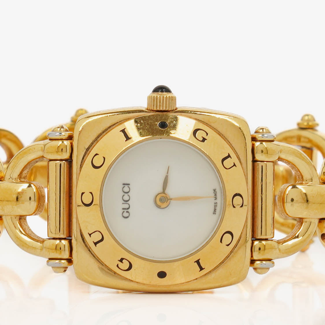 Gucci Horsebit Stainless Steel 22mm 6400L Quartz Watch