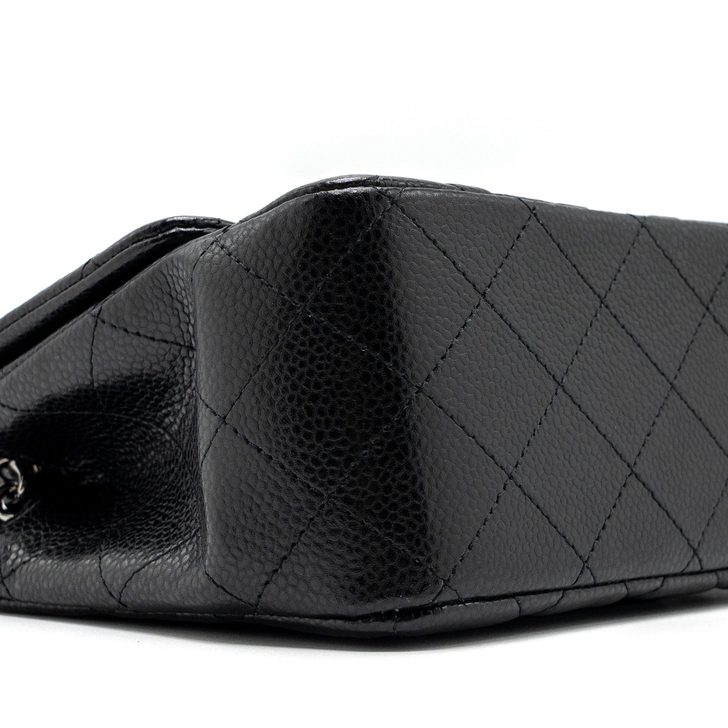 Chanel Classic Mini Square Flap Bag Caviar Black