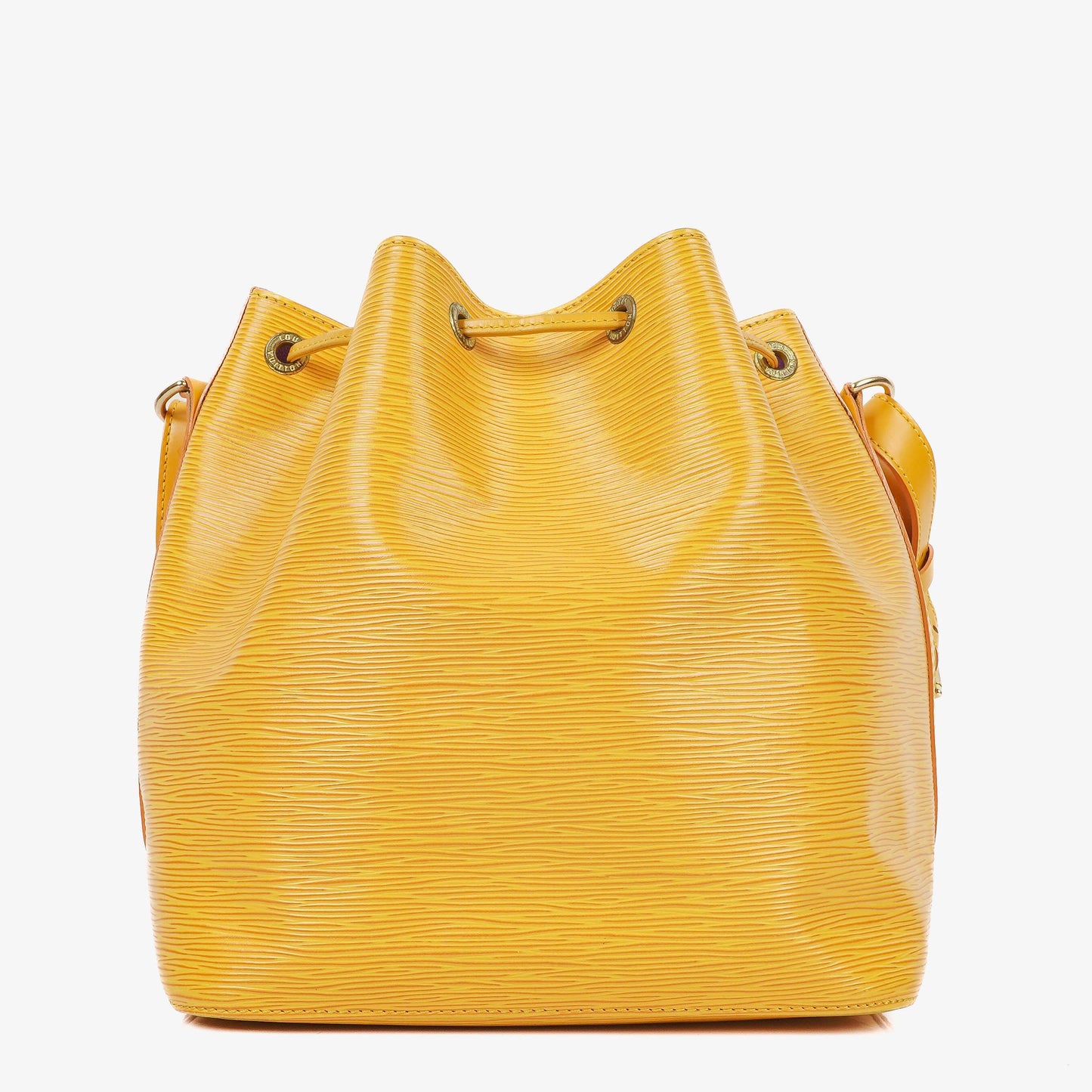Louis Vuitton Petit Noe Yellow EPI Leather Shoulder Bag