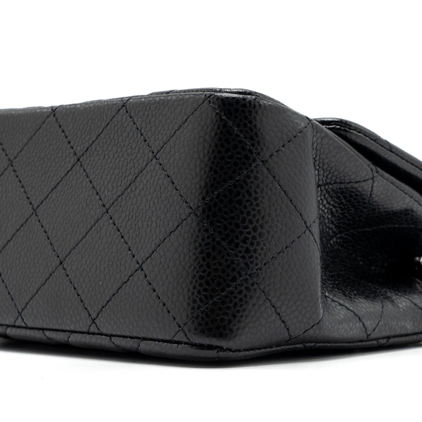 Chanel Classic Mini Square Flap Bag Caviar Black