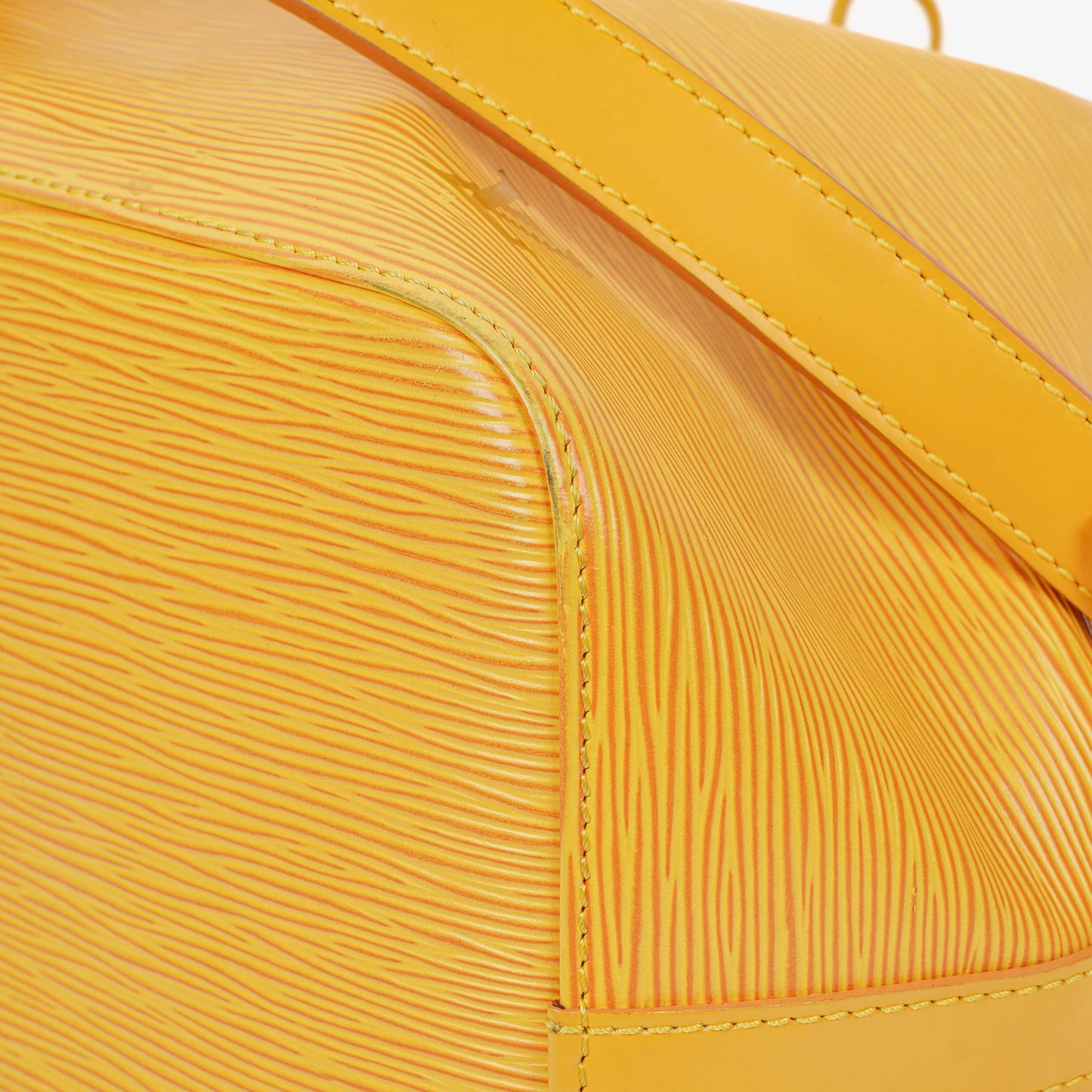 Louis Vuitton Petit Noe Yellow EPI Leather Shoulder Bag