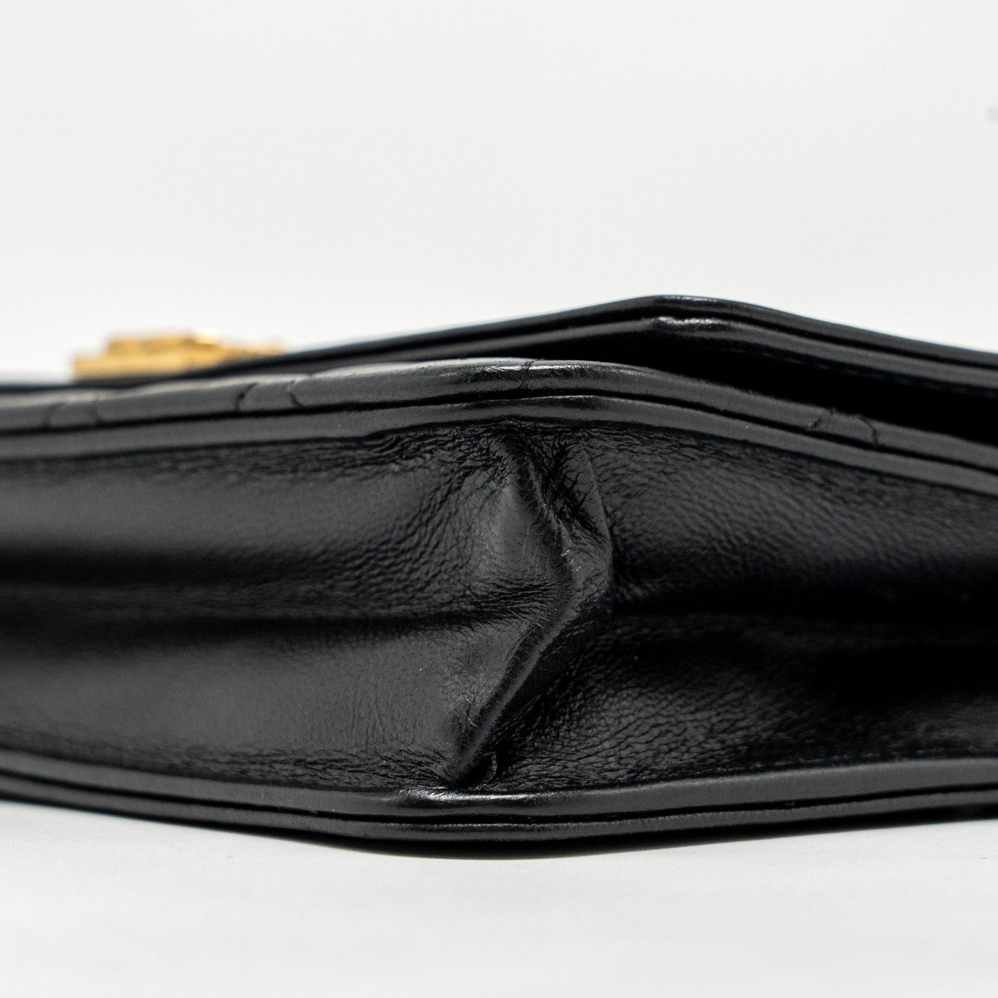 Chanel Boy Wallet on Chain Lambskin Black