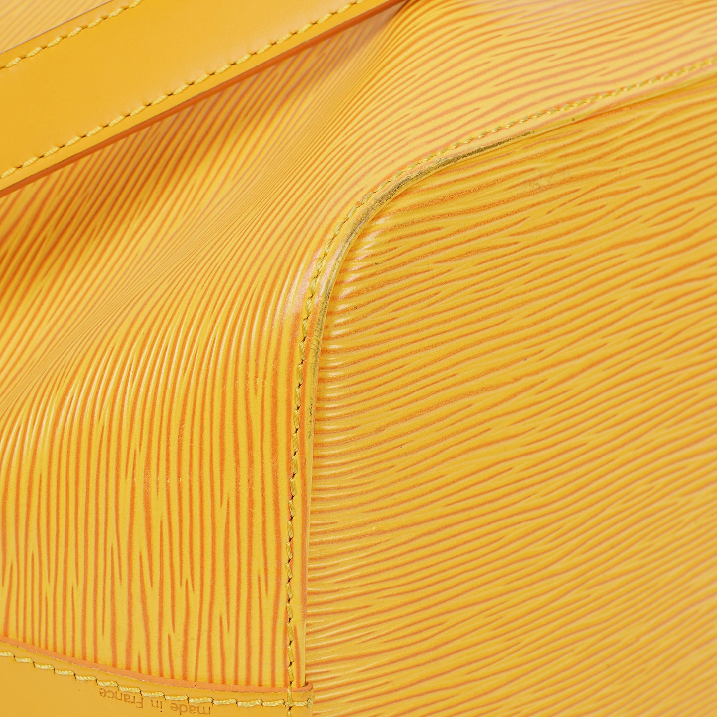 Louis Vuitton Petit Noe Yellow EPI Leather Shoulder Bag