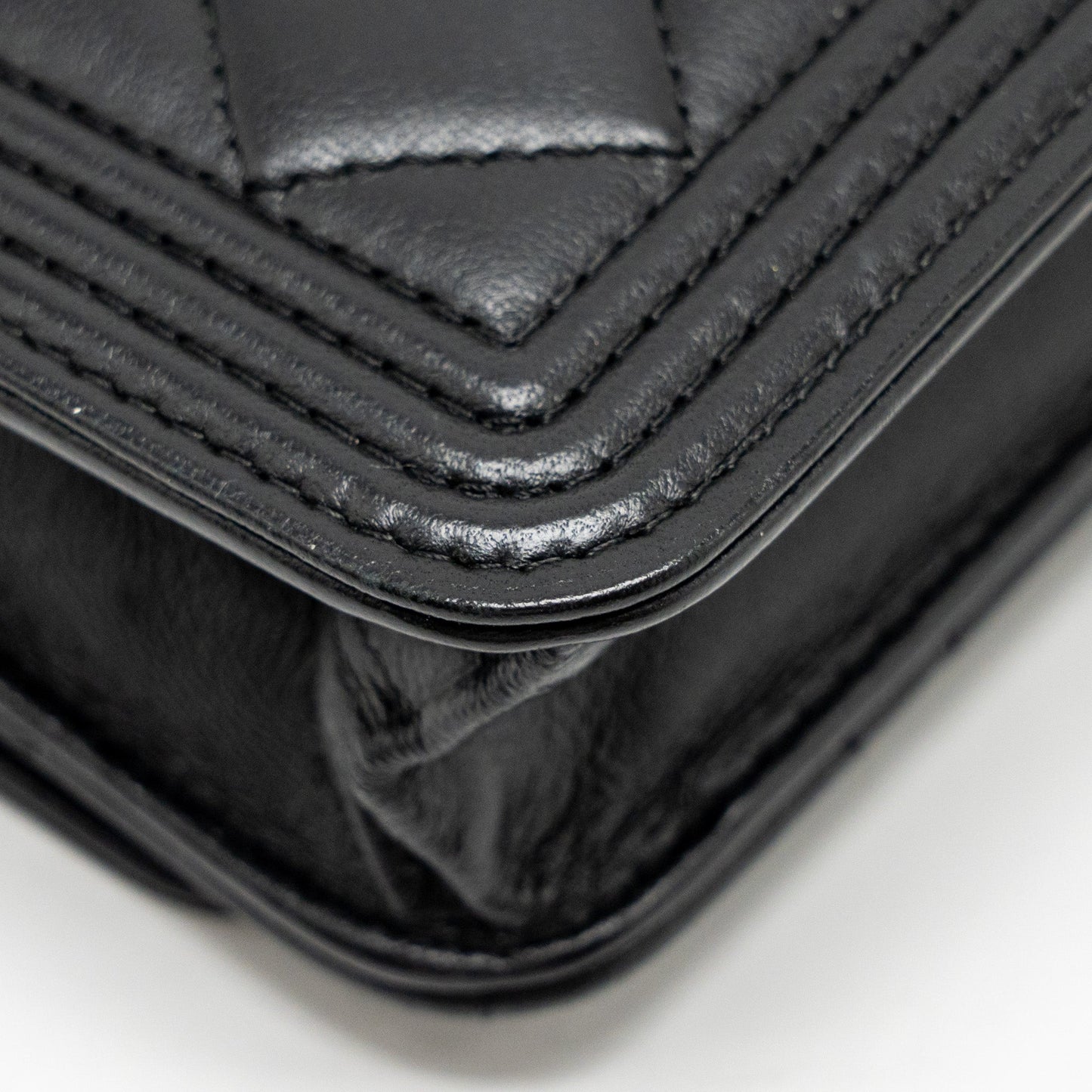 Chanel Boy Wallet on Chain Lambskin Black
