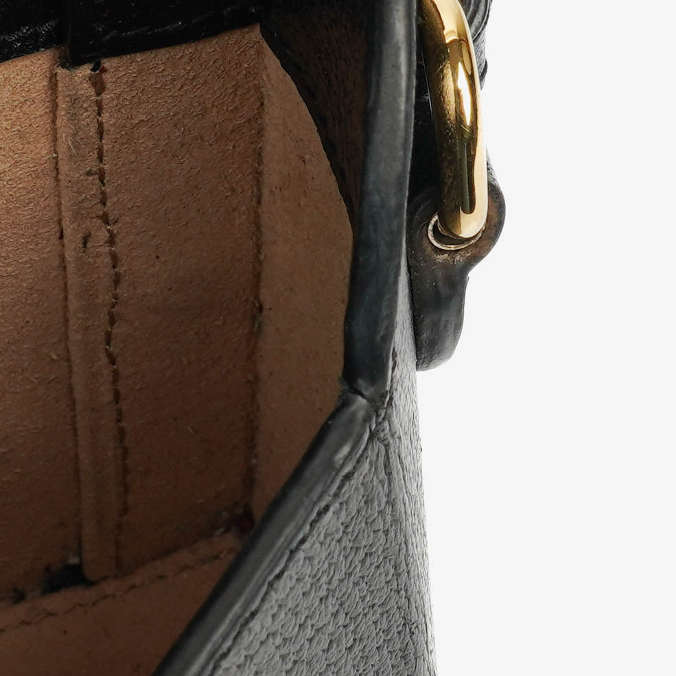 Gucci Black Horsebit 1955 Crossbody Bag