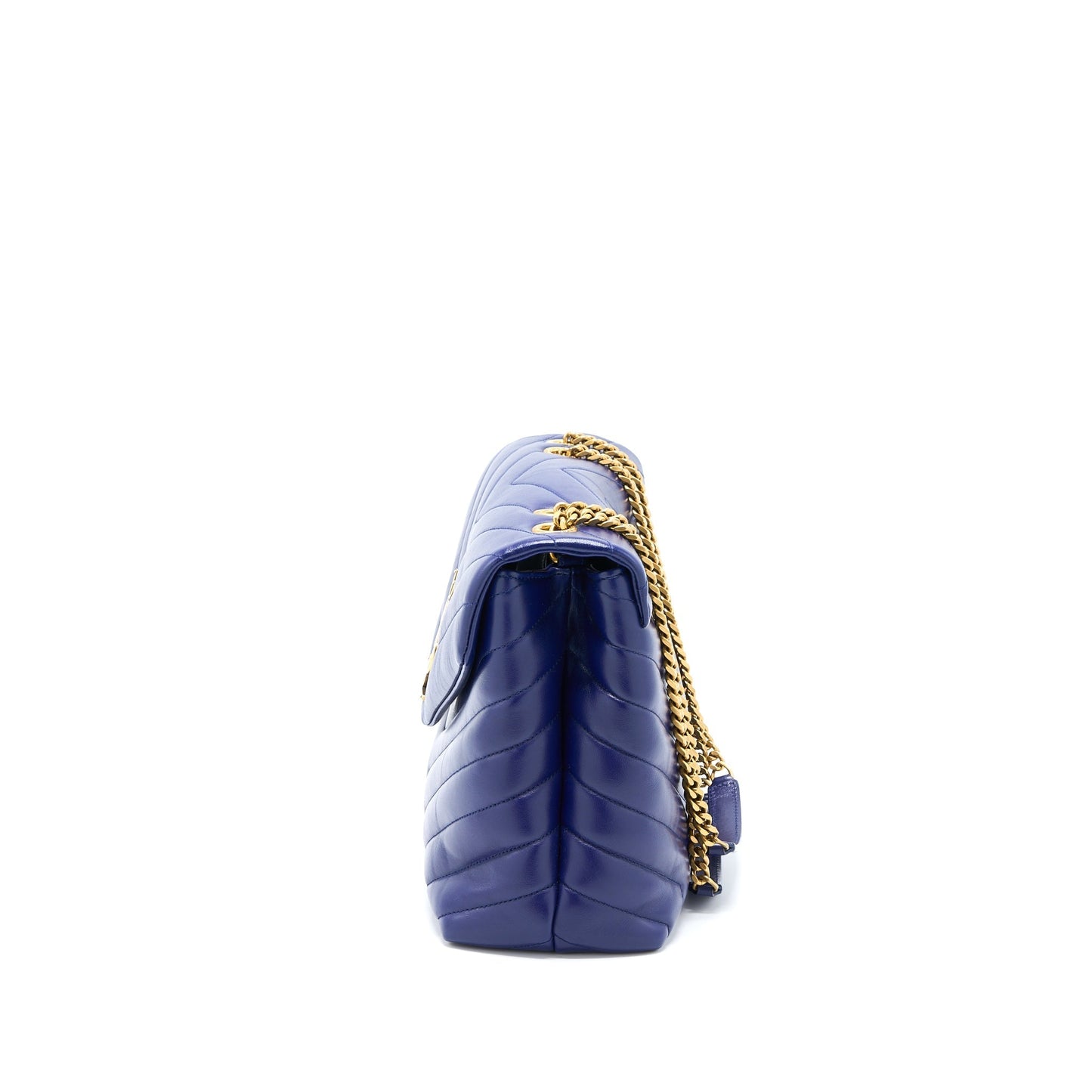 Saint Laurent/ Medium Loulou Mini Purse Calfskin Blue