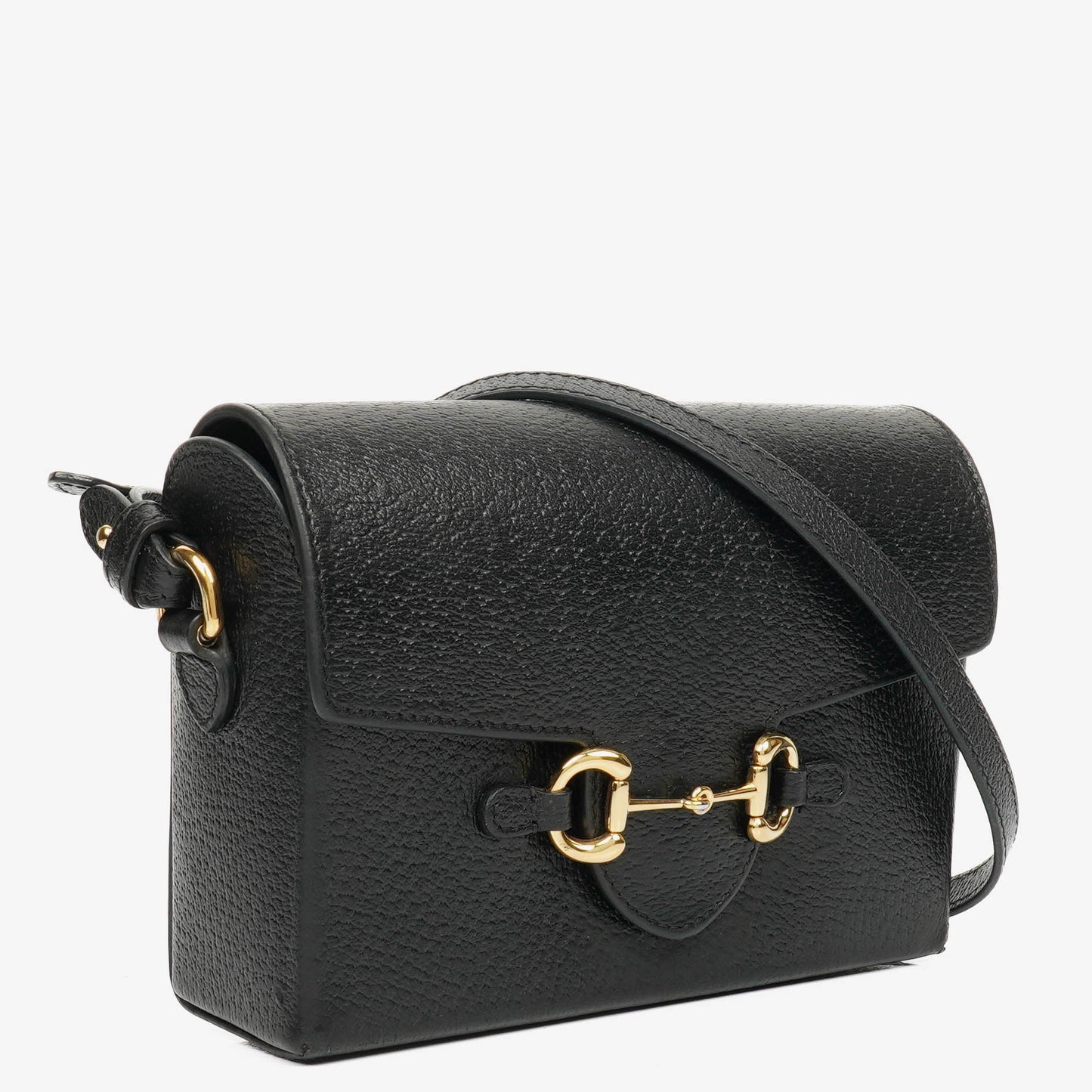 Gucci Black Horsebit 1955 Crossbody Bag