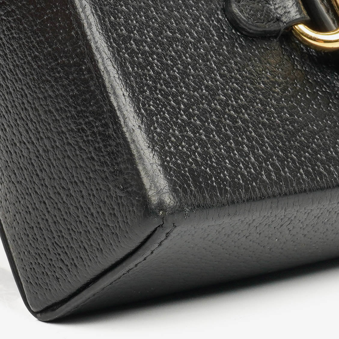 Gucci Black Horsebit 1955 Crossbody Bag