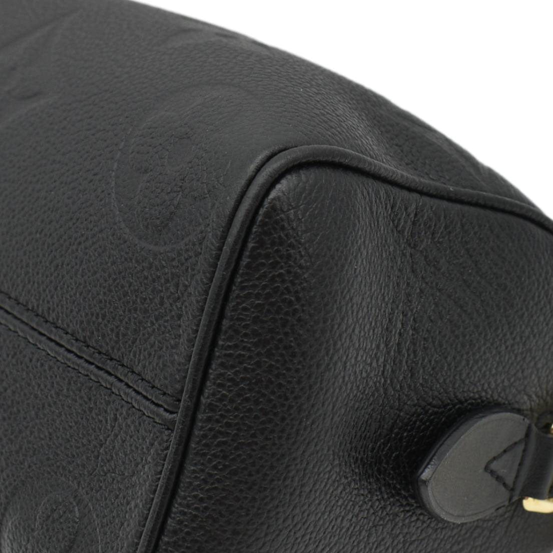 LOUIS VUITTON  20 Bandouliere Empreinte Leather Shoulder Bag Black